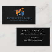 Visitekaartje voor professioneel onderhoud en huis (Voorkant / Achterkant)