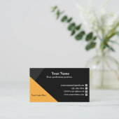 Visitekaartje voor professionele Kaart in ondernem (Staand voorkant)