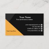 Visitekaartje voor professionele Kaart in ondernem (Voorkant)