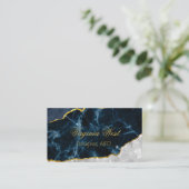 Visitekaartje voor professionele marmer en graniet (Staand voorkant)