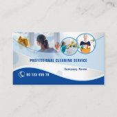 Visitekaartje voor professionele reiniging (Voorkant)