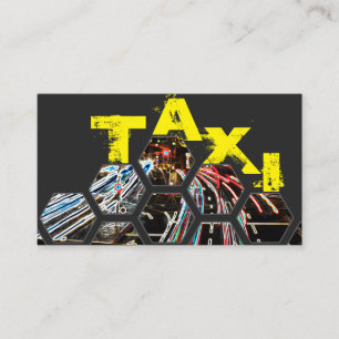 Visitekaartje voor professionele taxichauffeurs