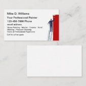 Visitekaartje voor professionele verf bewerken (Voorkant / Achterkant)
