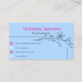 visitekaartje voor psycholoog en therapeut🥰 (Achterkant)
