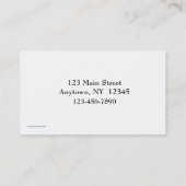 Visitekaartje voor radionaten (Achterkant)