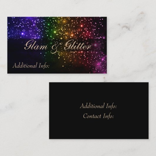 Visitekaartje voor regenboog (Voorkant / Achterkant)