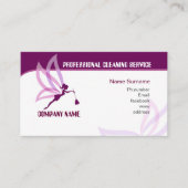 Visitekaartje voor reinigingsservice (Voorkant)