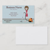 Visitekaartje voor reinigingsservice (Voorkant / Achterkant)