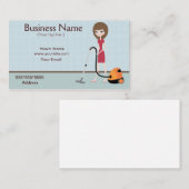 Visitekaartje voor reinigingsservice (Voorkant / Achterkant)