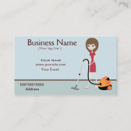 Visitekaartje voor reinigingsservice