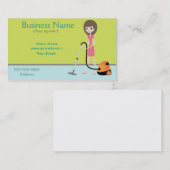 Visitekaartje voor reinigingsservice (Voorkant / Achterkant)