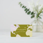 Visitekaartje voor reisgidsen (Staand voorkant)