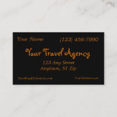 Visitekaartje voor reizen (Achterkant)