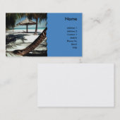 Visitekaartje voor reizen (Voorkant / Achterkant)