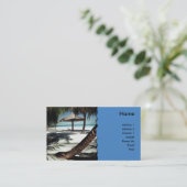 Visitekaartje voor reizen (Staand voorkant)