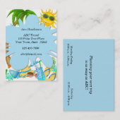 Visitekaartje voor reizen (Voorkant / Achterkant)