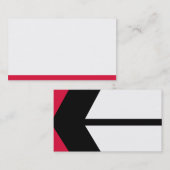 visitekaartje voor reizen (Voorkant / Achterkant)