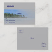 Visitekaartje voor reizen (Voorkant / Achterkant)