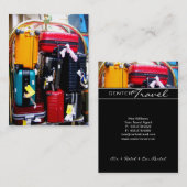 Visitekaartje voor reizen - Kleurrijke handtassen (Voorkant / Achterkant)