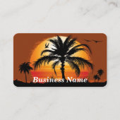 Visitekaartje voor reizen/vakantie (Voorkant)