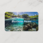 Visitekaartje voor reizen/vakantie (Voorkant)