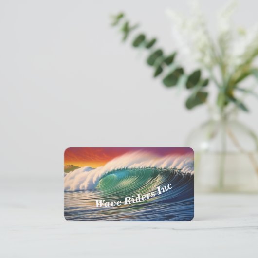 Visitekaartje voor reizen/vakantie (Staand voorkant)