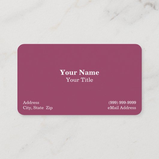 Visitekaartje voor reizen/vakantie (Achterkant)