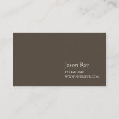 Visitekaartje voor renovatie thuis (Achterkant)