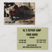 visitekaartje voor reparateurs (Voorkant / Achterkant)