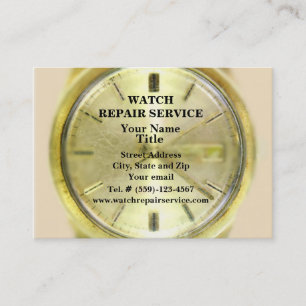 Visitekaartje voor reparatie bekijken