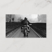 Visitekaartje voor reparatie en service van motorf (Achterkant)