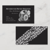 Visitekaartje voor reparatie van auto's (Voorkant / Achterkant)