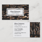 Visitekaartje voor reparatie van hout (Voorkant / Achterkant)