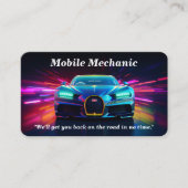 Visitekaartje voor reparatie van mobiele/onsite au (Voorkant)