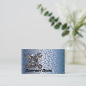 Visitekaartje voor reparatie van motorfietsen (Staand voorkant)