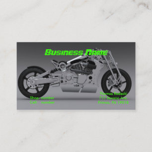 visitekaartje voor reparatie van motorfietsen