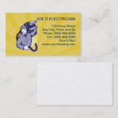 visitekaartje voor reparatiewerkzaamheden door ele (Voorkant / Achterkant)