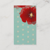 Visitekaartje voor rode bloemkool van Japan (Achterkant)