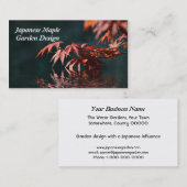 Visitekaartje voor rode steekproeven (Voorkant / Achterkant)