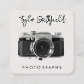 Visitekaartje voor Rustige camera fotografie (Voorkant)