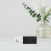 Visitekaartje voor schakelbordjes (Staand voorkant)