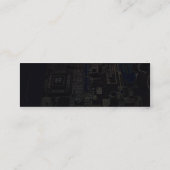 Visitekaartje voor schakelbordjes (Achterkant)