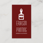 Visitekaartje voor schilderconstructie (Voorkant)