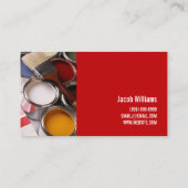 Visitekaartje voor schilderconstructie (Achterkant)