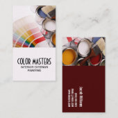 Visitekaartje voor schilderconstructie (Voorkant / Achterkant)