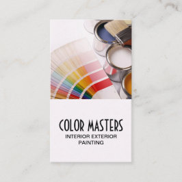 Visitekaartje voor schilderconstructie