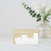 Visitekaartje voor schilderen en decorteren (Staand voorkant)