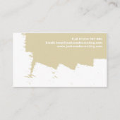 Visitekaartje voor schilderen en decorteren (Achterkant)