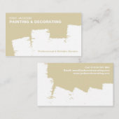 Visitekaartje voor schilderen en decorteren (Voorkant / Achterkant)