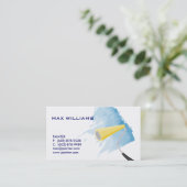 Visitekaartje voor schilderen/schilderen (Staand voorkant)